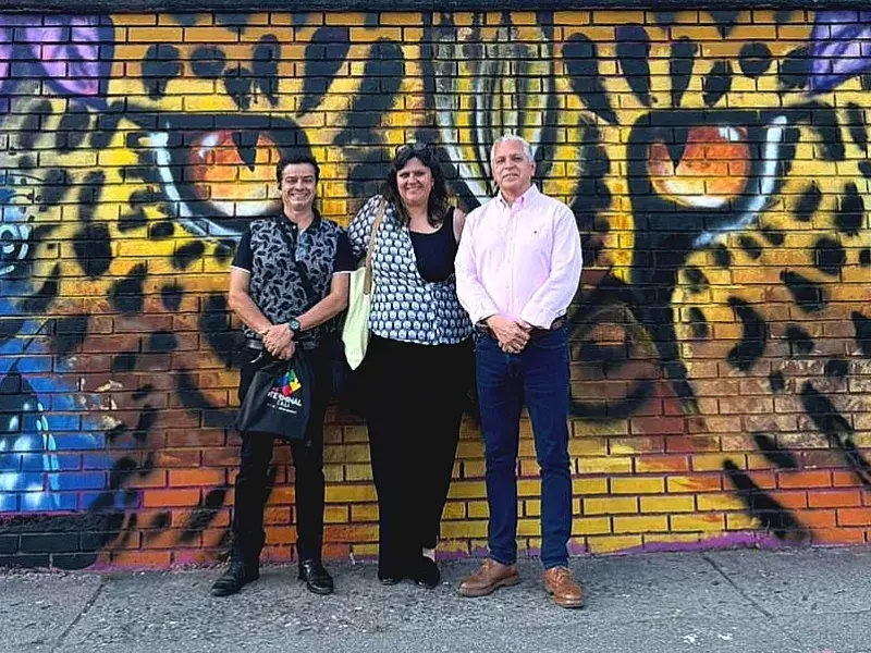 Mural magia y biodiversidad del Valle del Cauca